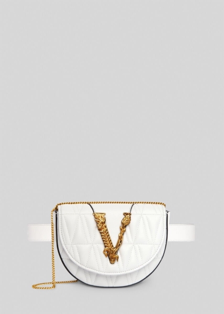 Geanta De Talie Versace Quilted Virtus Dama | TKQNILW-40